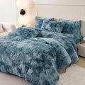 Shaggy Duvet Set - Turquoise Tye & Dye image 0