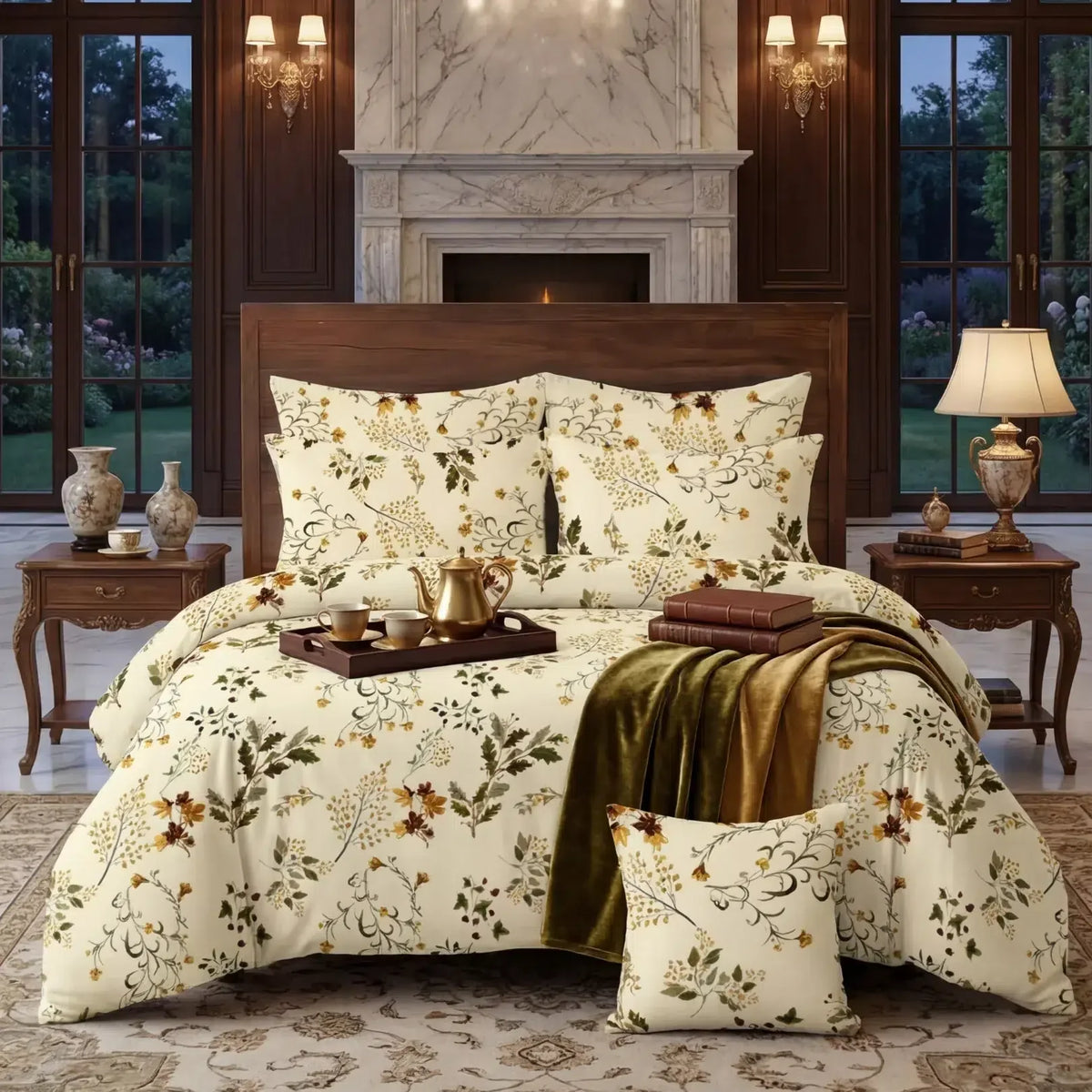 DEWDROP COMFORTER SET - 7 PCS image 0