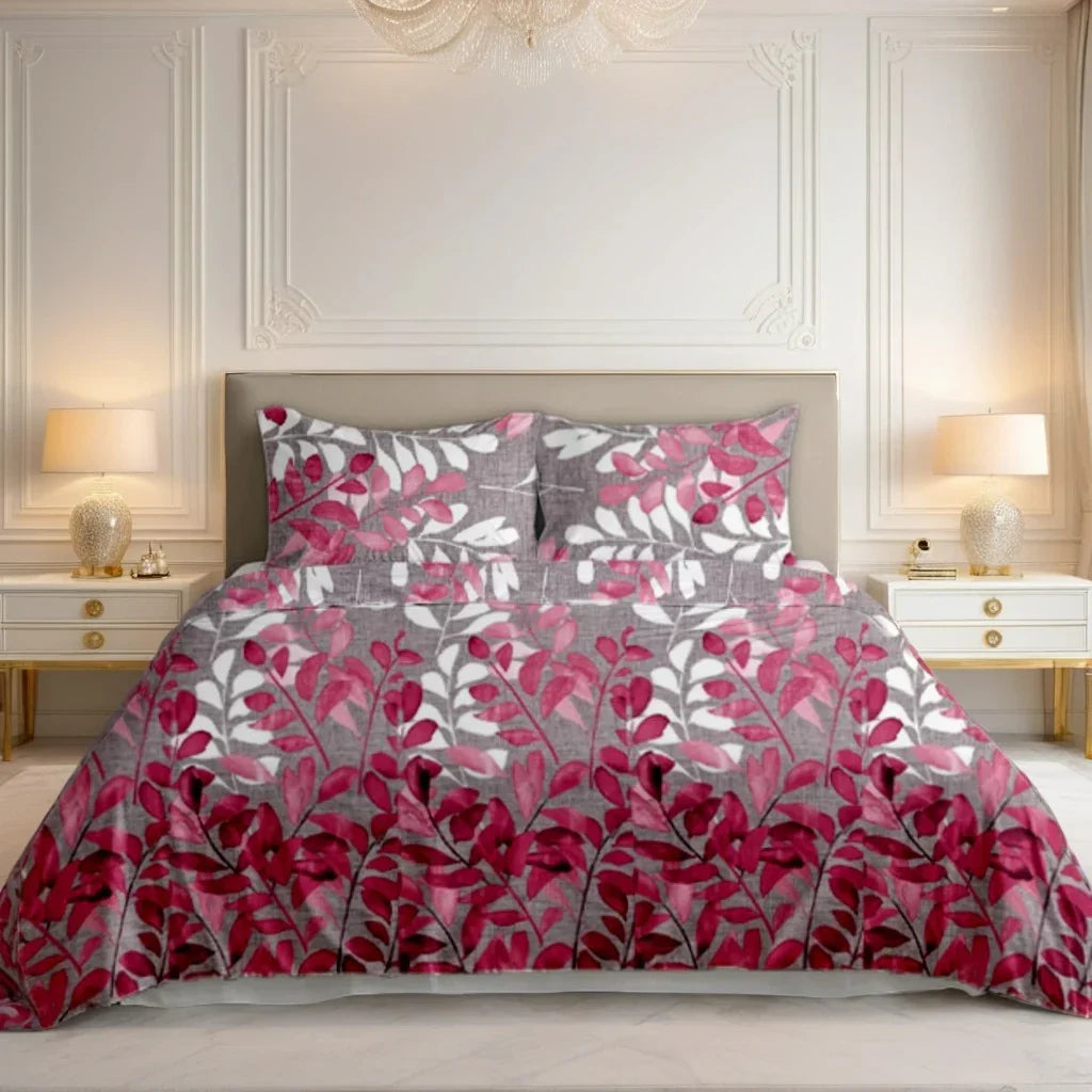 PINK ZURICH BEDSHEET SET - 3 PCS image 0