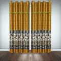 Printed Silk Curtains ( Pair ) image 0