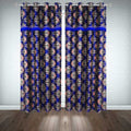 Printed Silk Curtains ( Pair ) image 0