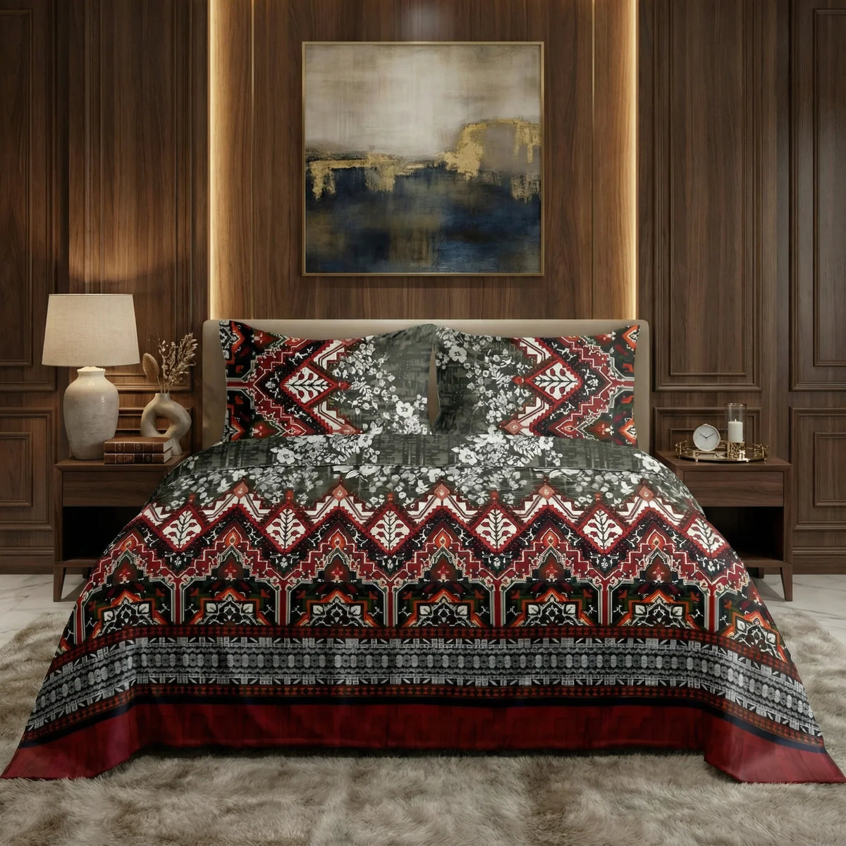 BAWA BEDSHEET SET - 3 PCS image 0
