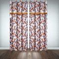 Printed Silk Curtains ( Pair ) image 0