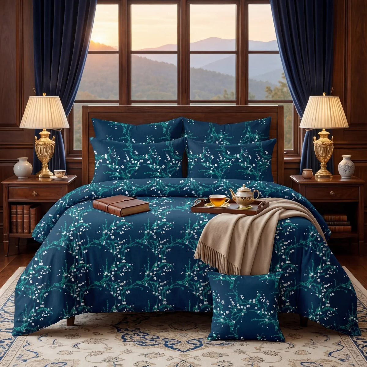 MOCHA COMFORTER SET - 7 PCS image 0