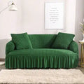 FITTED BUBBLE SOFA COVER - GREEN image 0