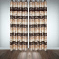 Printed Silk Curtains ( Pair ) image 0