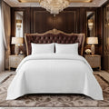 White BedSpread Set - 3Pcs image 0