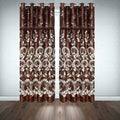 Printed Silk Curtains ( Pair ) image 0