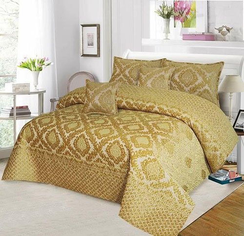 Palachi Velvet Bridal Bed Spread 4 Pcs image 0