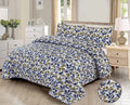 Royal Foliage Printed Bedspread - 3Pcs image 0