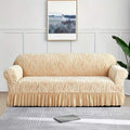ZEBRA VELVET SOFA COVER - LIGHT SKIN image 0