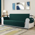 QUILTED SOFA COVERS - GREEN image 0