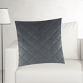 Self Jacquard Quilted Cushion Cover Grey ( 5 Covers ) image 0