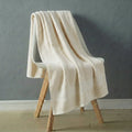 PREMIUM PLAIN BATH TOWEL - CREAM image 0