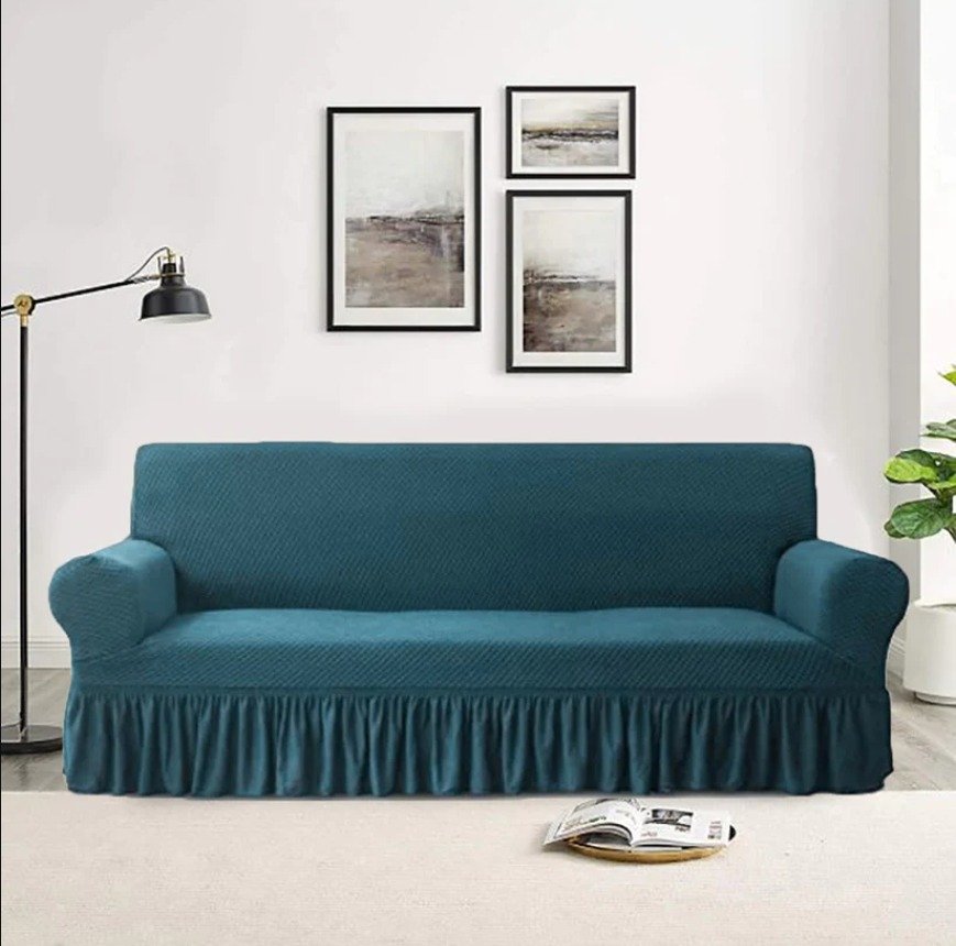 TURKISH SOFA COVER - ZINC image 0
