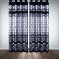 Printed Silk Curtains ( Pair ) image 0