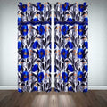 Printed Silk Curtains ( Pair ) image 0