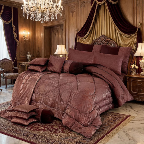 ALBERTA COMFORTER SET - 14 PCS