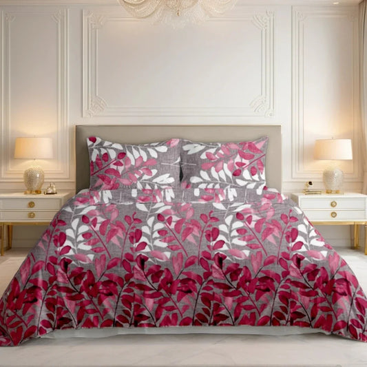 PINK ZURICH BEDSHEET SET - 3 PCS image 0