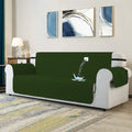 WATERPROOF COTTON QUILTED SOFA COVERS - GREEN image 0