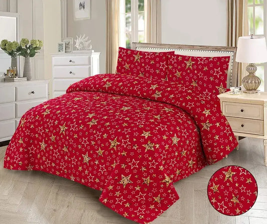 Nova Bloom Printed Bedspread - 3Pcs image 0