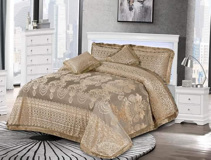 Palachi Velvet Bridal Bed Sheet 3 Pcs image 0
