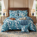BLUE ZURIC COMFORTER SET - 7 PCS image 0