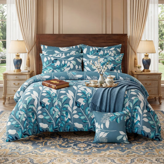 BLUE ZURIC COMFORTER SET - 7 PCS image 0