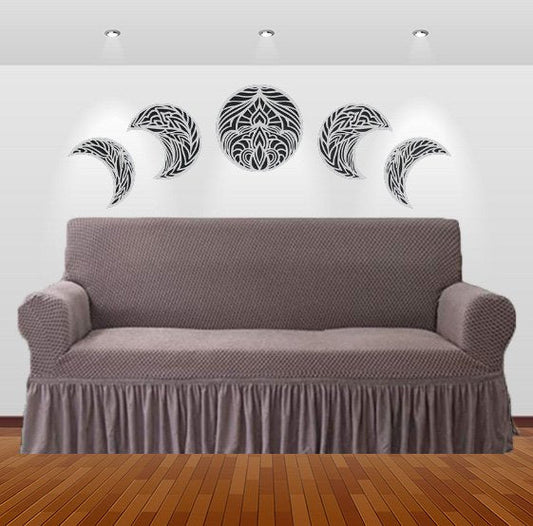 TURKISH SOFA COVER - MOUSE BROWN image 0