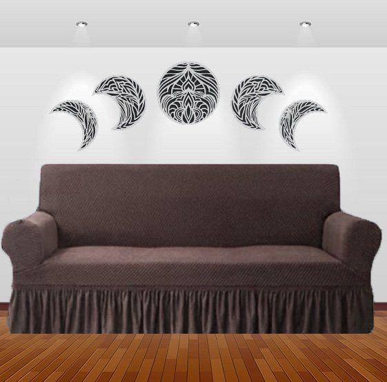 TURKISH SOFA COVER - BROWN image 0