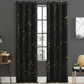 Imported Velvet Curtains Sprinkle Design Black image 0