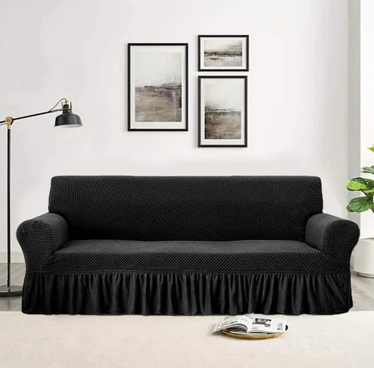 TURKISH SOFA COVER - BLACK image 0