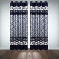 Printed Silk Curtains ( Pair ) image 0