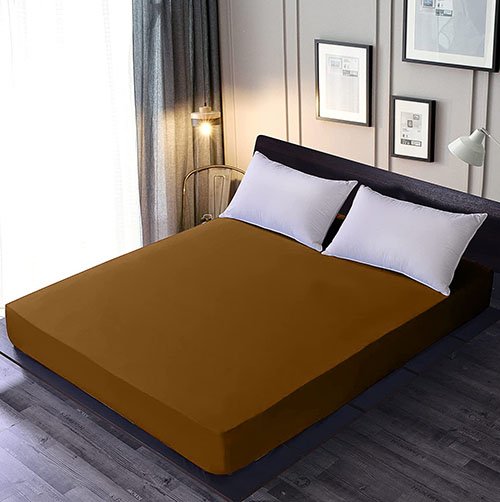 Terry Waterproof Mattress Protector Copper image 0