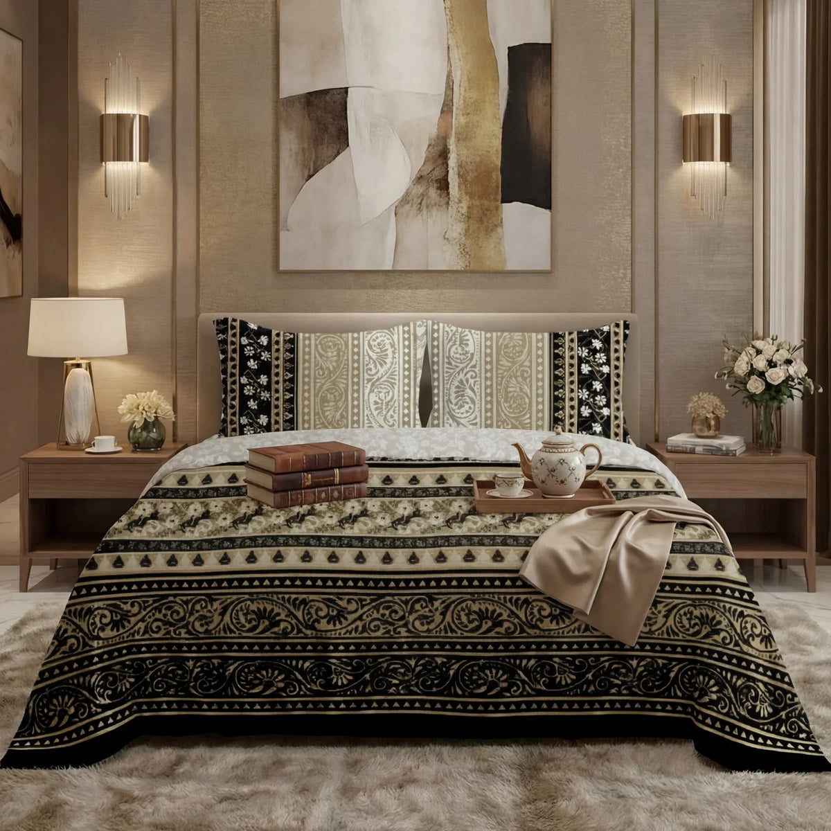 FOURRA BEDSHEET SET - 3 PCS image 0