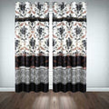 Printed Silk Curtains ( Pair ) image 0