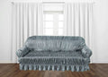 KNITTING JERSEY SOFA COVER - GREY image 0