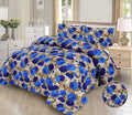 Imperial Blue Printed Bedspread - 3Pcs image 0