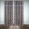 Printed Silk Curtains ( Pair ) image 0
