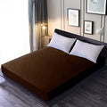 Terry Waterproof Mattress Protector Brown image 0