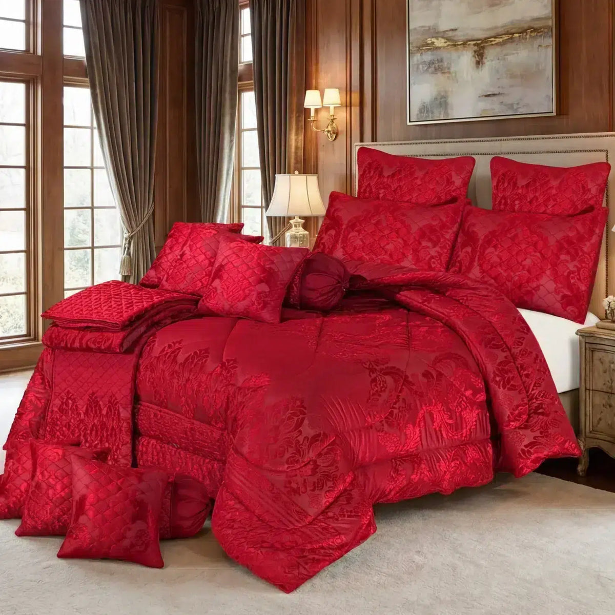 RUFOUS COMFORTER SET - 14 PCS image 0