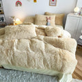 Shaggy Duvet Set - Beige image 0