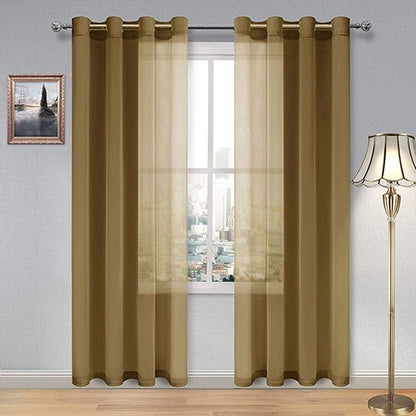 SHEER NET CURTAINS - COPPER image 0