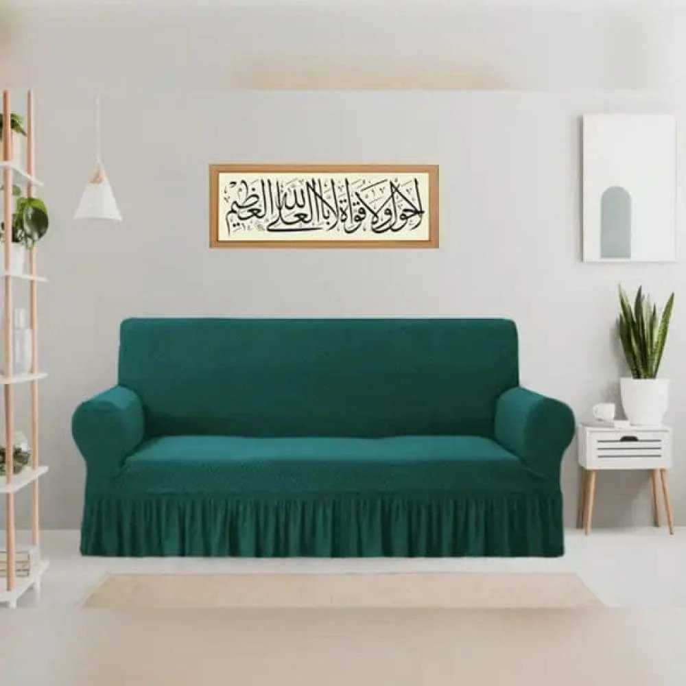 TURKISH SOFA COVER - GREEN image 0