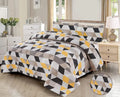 TriTone Luxe Printed Bedspread - 3Pcs image 0