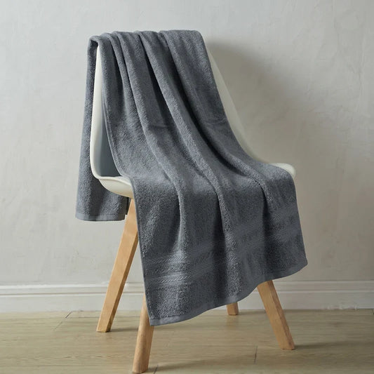 PREMIUM PLAIN BATH TOWEL - STEEL GREY image 0