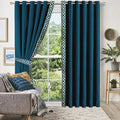Luxury Velvet Curtains Side Border ( 2 Curtains Set ) image 0