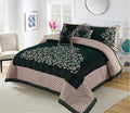 JACQUARD LUXURY GREEN BEDSHEET SET- 5 PCS image 0