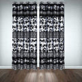Printed Silk Curtains ( Pair ) image 0