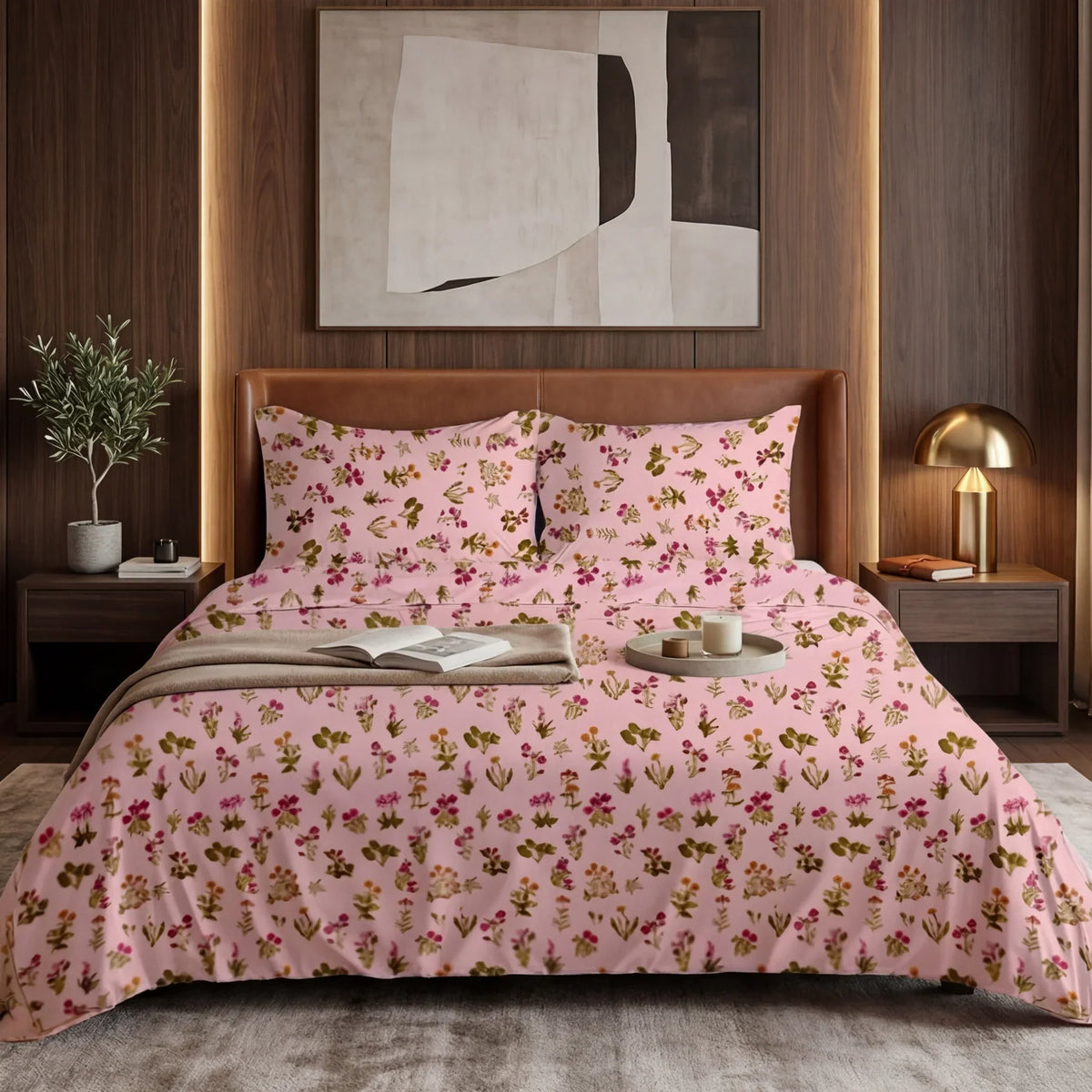 CANNA BEDSHEET SET - 3 PCS image 0
